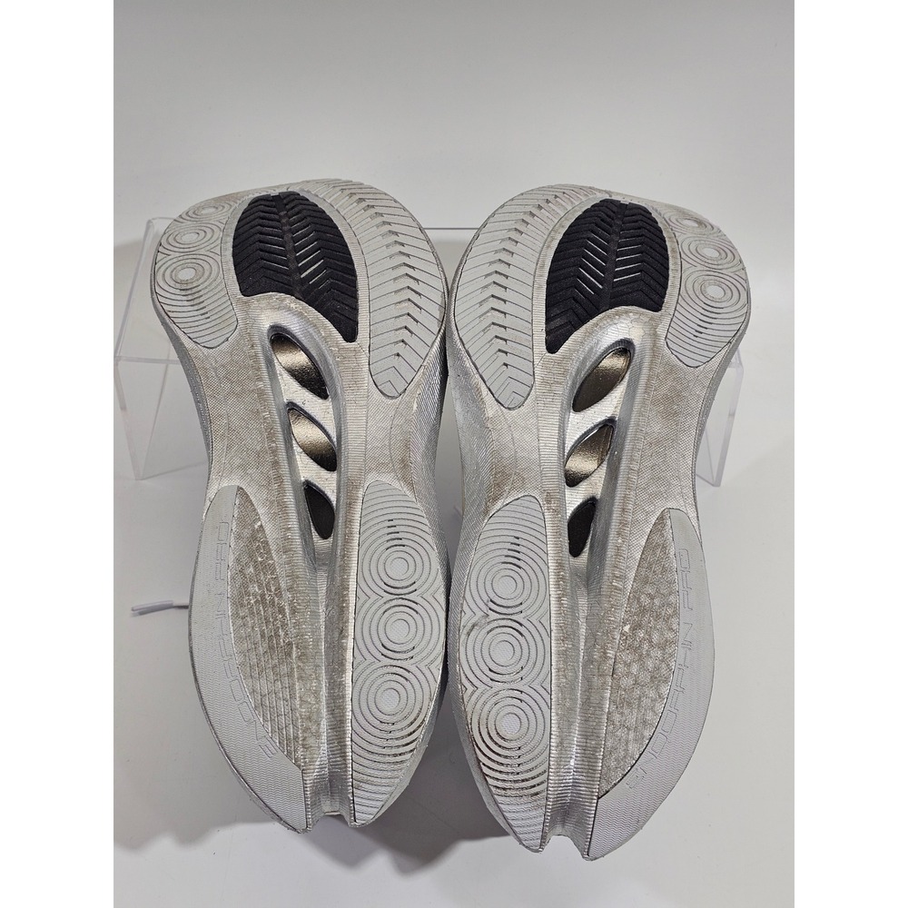 Saucony Endorphin Pro 3 Mens Size 13 White Silver Carbon Plate Running Shoes - Picture 9 of 9